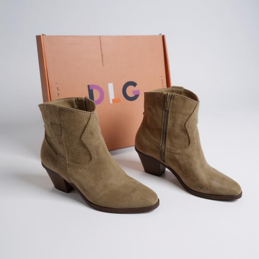 LG Women's Tan Ankle Booties